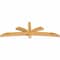 Ekena Millwork Davenport Rough Sawn Timber Gable Bracket, Western Red Cedar, 84"W x 28"H x 4"D x 4"F, 8/12 Pitch GBW084X28X0404DAV00RWR - alternate 3
